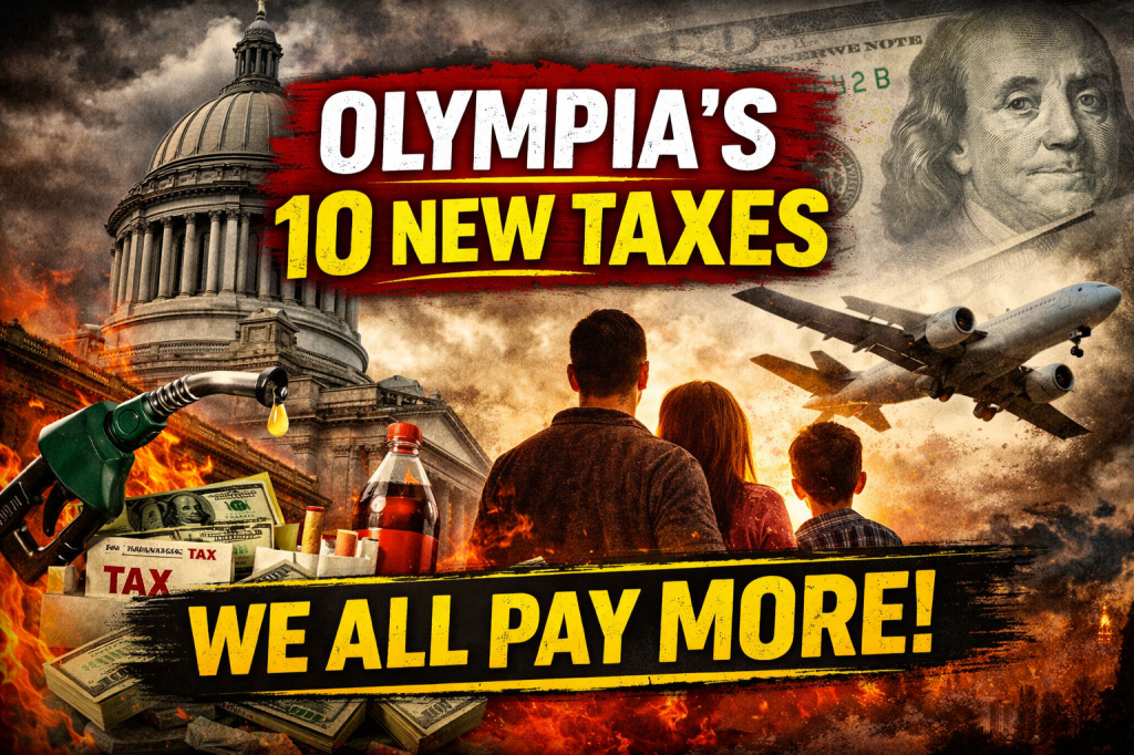 Olympia’s 10 New Taxes: How Washington Is Quietly Raising Costs on Everyone