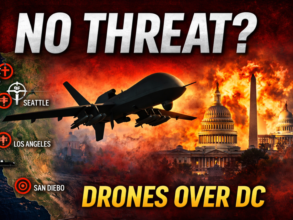FBI Walks Back West Coast Threat… Then Drones Appear Over DC&nbsp;Base