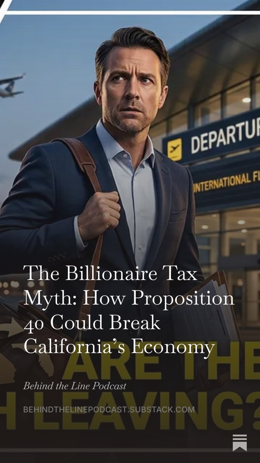 The Billionaire Tax Myth: How Proposition 40 Could Break California’s&nbsp;Economy