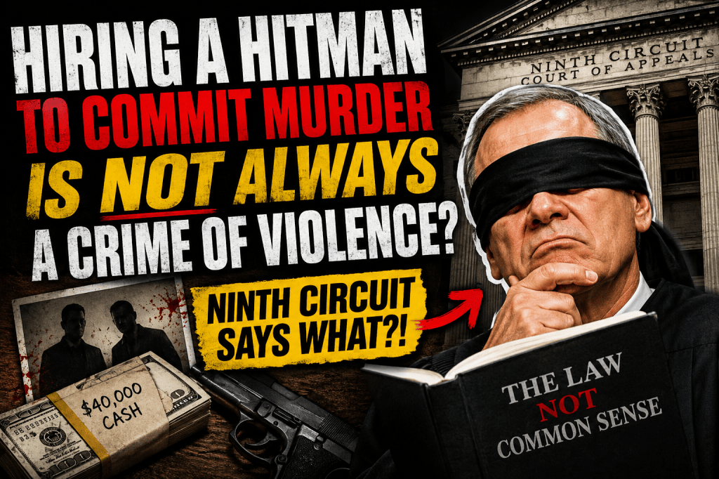 Ninth Circuit Says Hiring a Hitman Isn’t Always a Crime of&nbsp;Violence?!