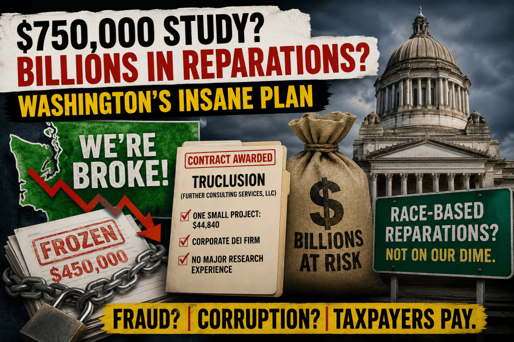 Washington’s Reparations Plan: Millions, Procurement Questions & a State Already&nbsp;Broke